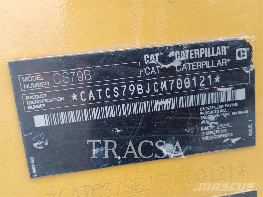 CAT CS 79 B Tek tamburlu silindirler