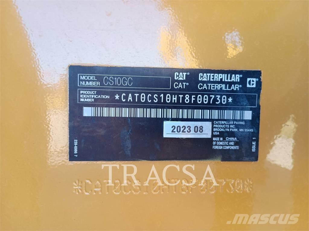 CAT CS10GC Tek tamburlu silindirler