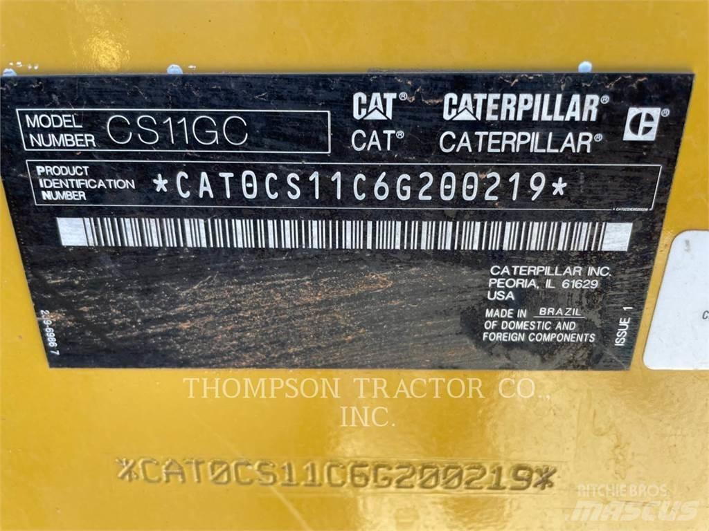 CAT CS11GC Tek tamburlu silindirler