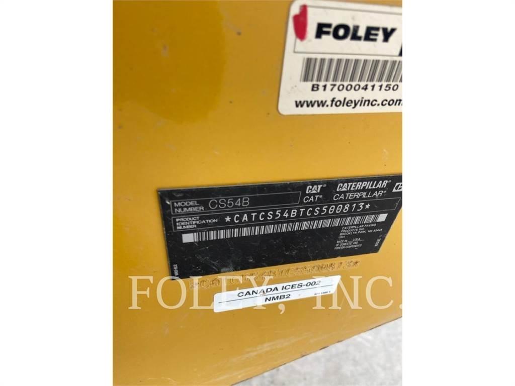 CAT CS54B Tek tamburlu silindirler
