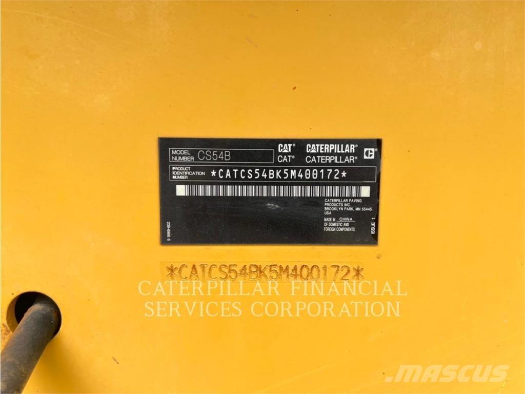 CAT CS54BLRC Tek tamburlu silindirler