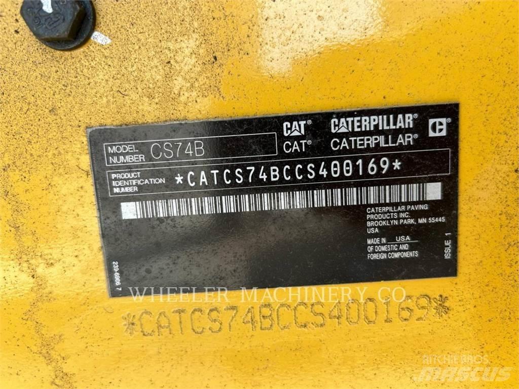CAT CS74B Tek tamburlu silindirler