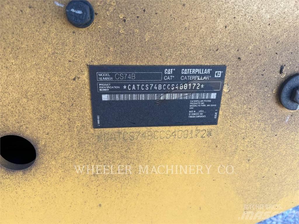 CAT CS74B Tek tamburlu silindirler