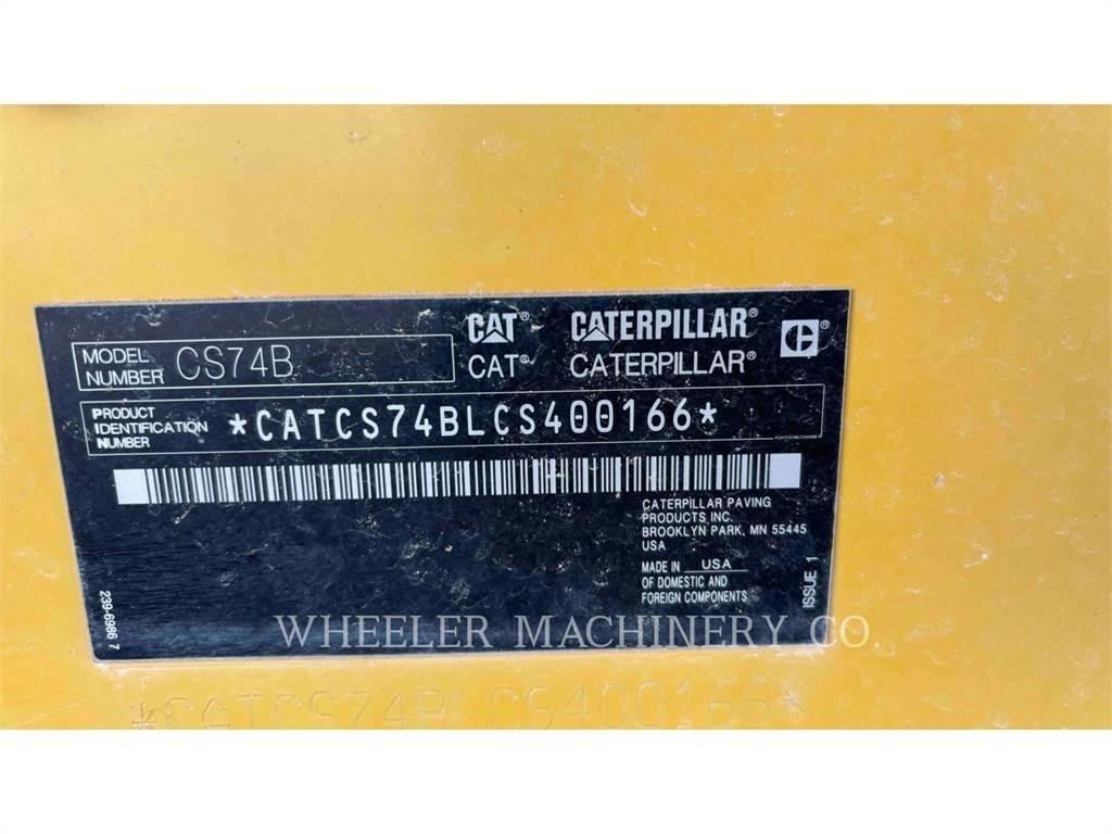 CAT CS74B Tek tamburlu silindirler