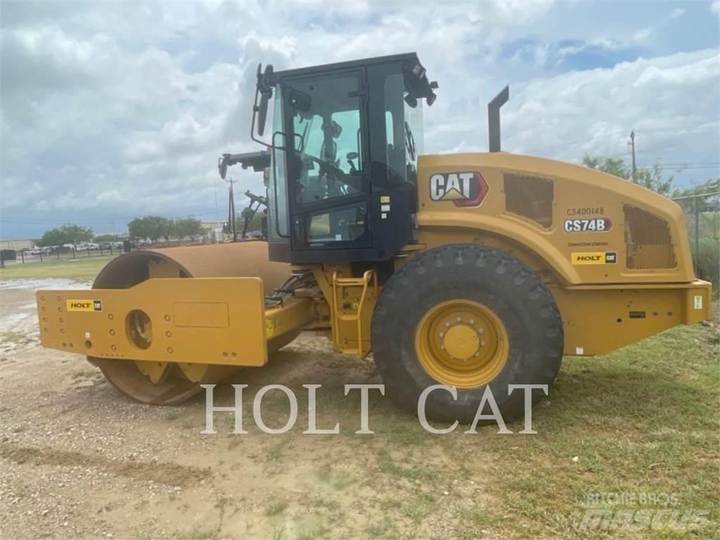 CAT CS74B CAB Tek tamburlu silindirler