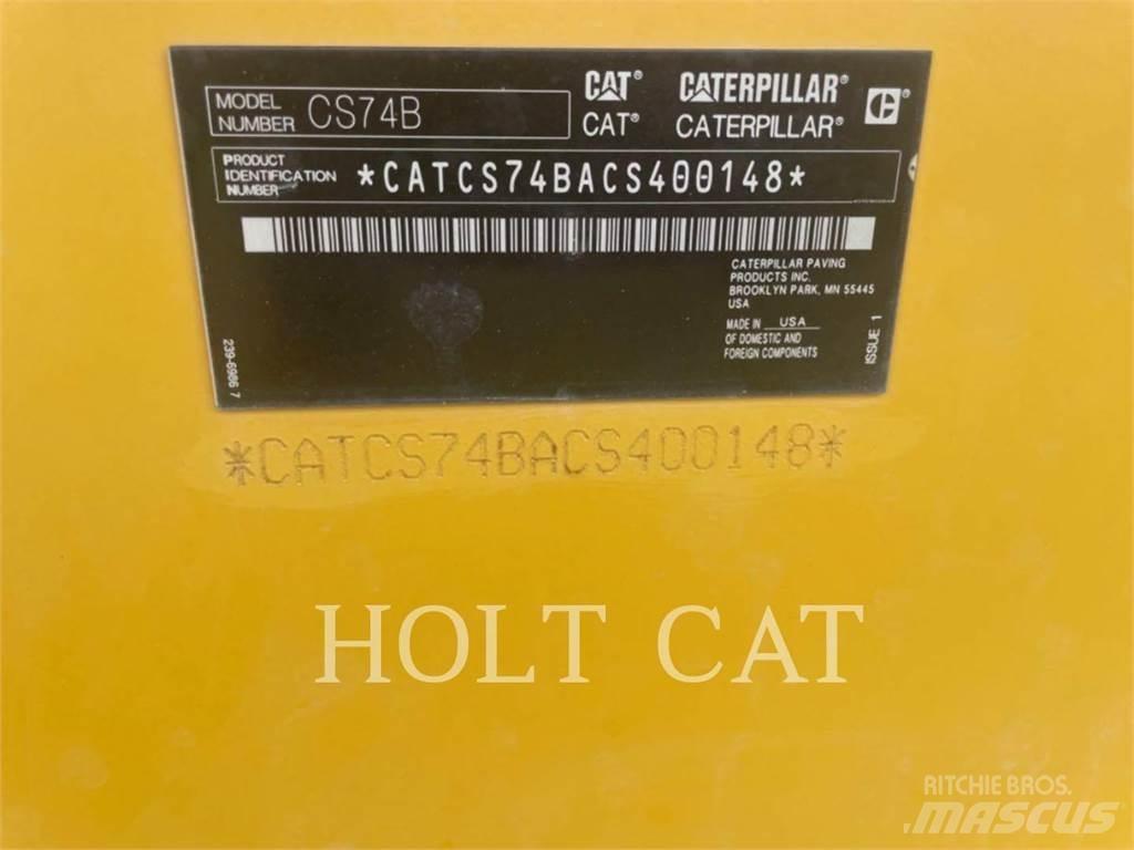 CAT CS74B CAB Tek tamburlu silindirler