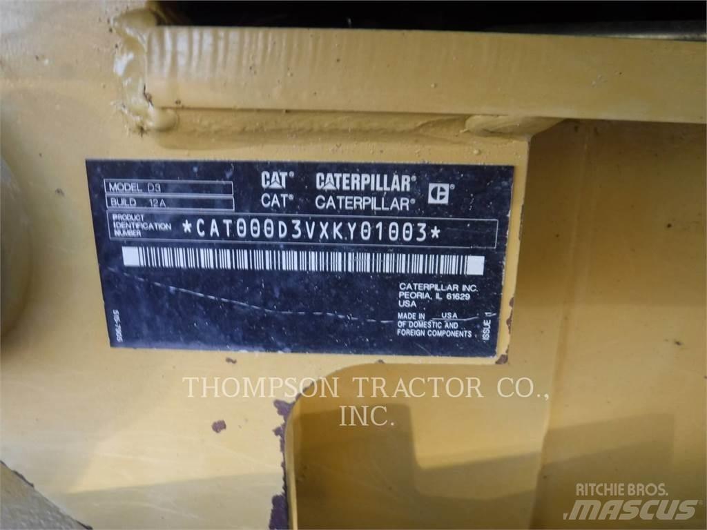 CAT D3 Paletli dozerler
