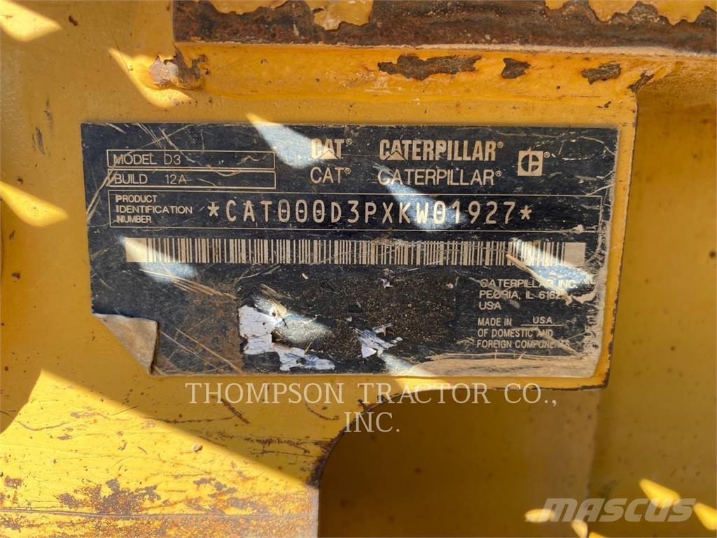CAT D3 Paletli dozerler