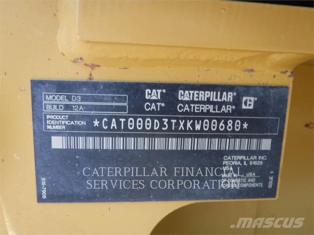 CAT D3-12 Paletli dozerler