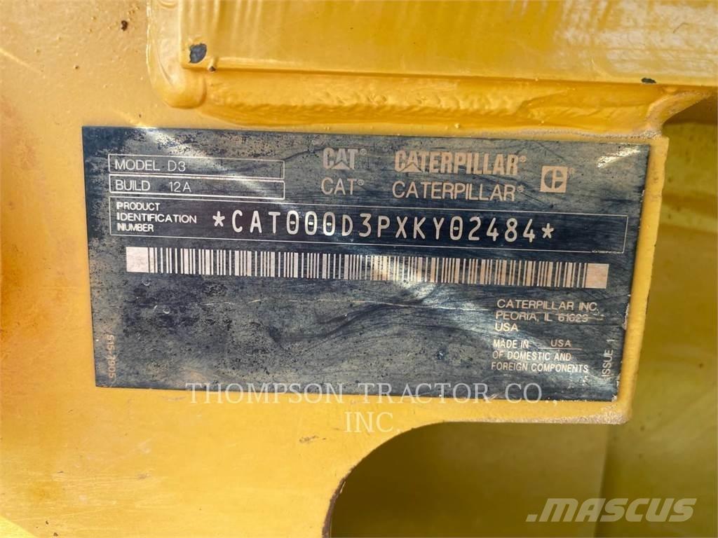 CAT D3 LGP Paletli dozerler