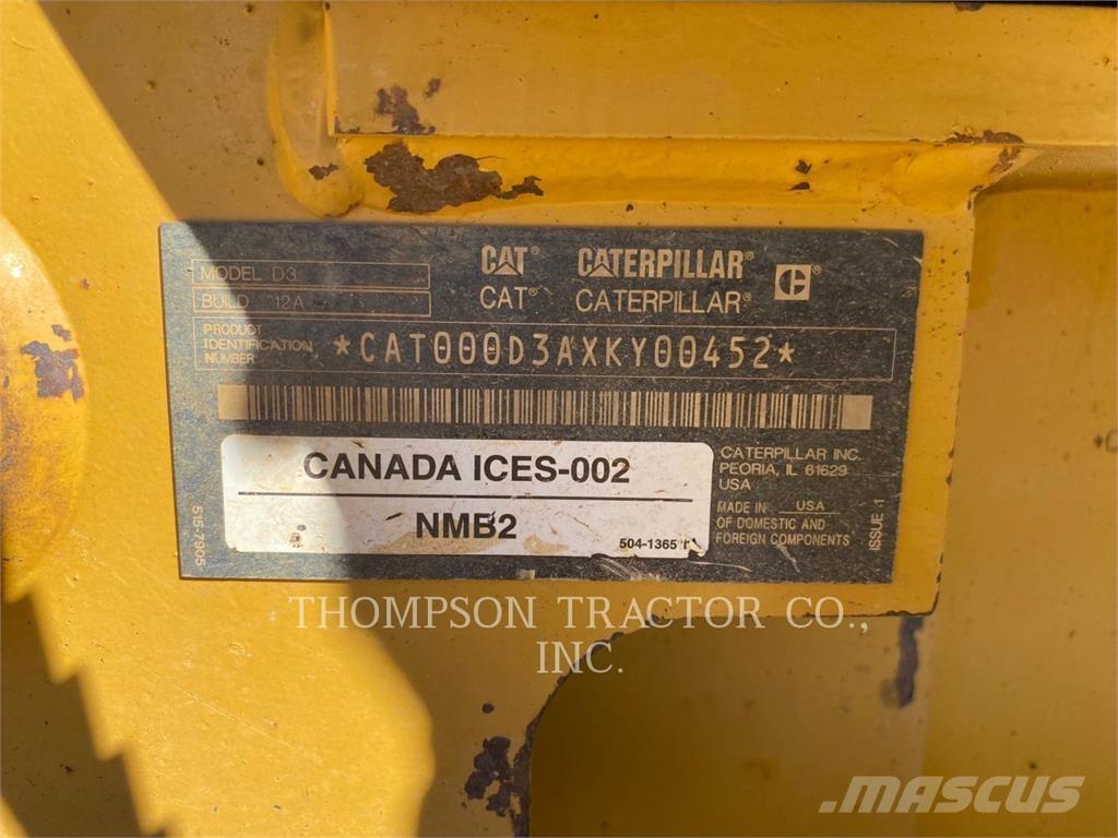 CAT D3LGP Paletli dozerler