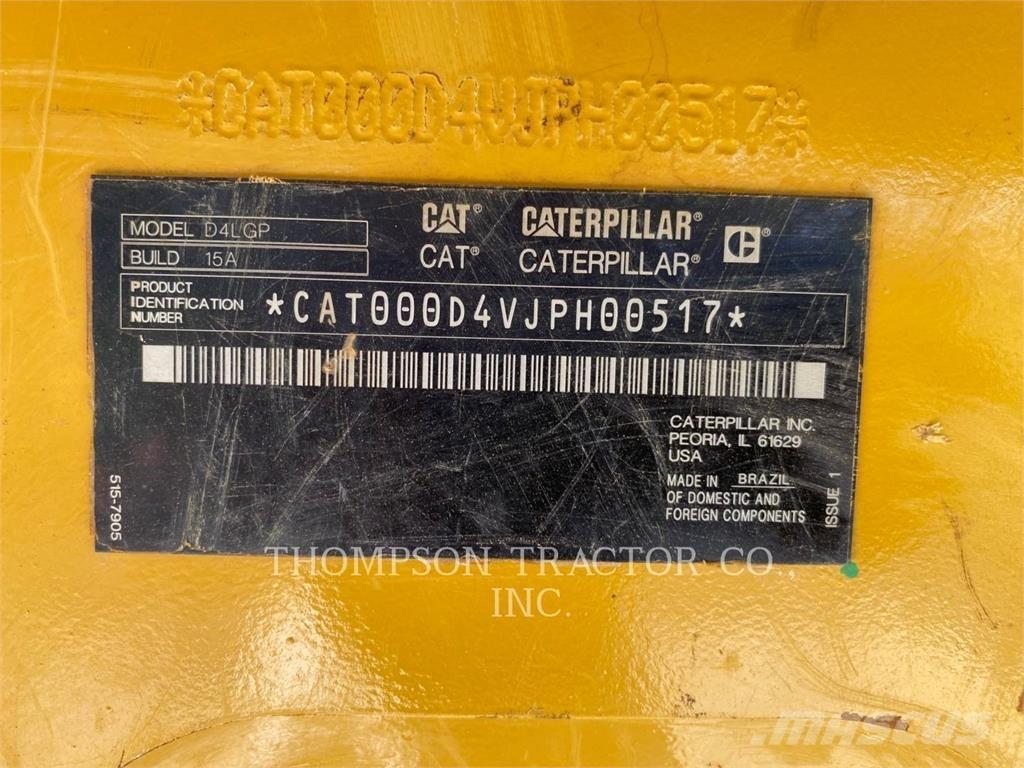 CAT D4 Paletli dozerler