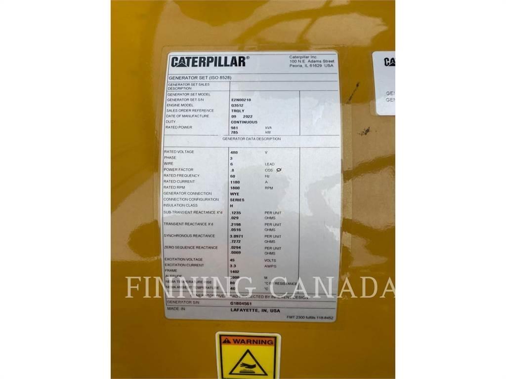 CAT G 3512 Dizel Jeneratörler