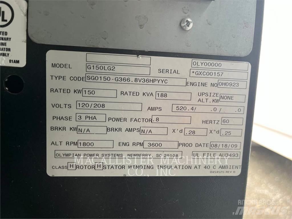 CAT G150LG2 Dizel Jeneratörler