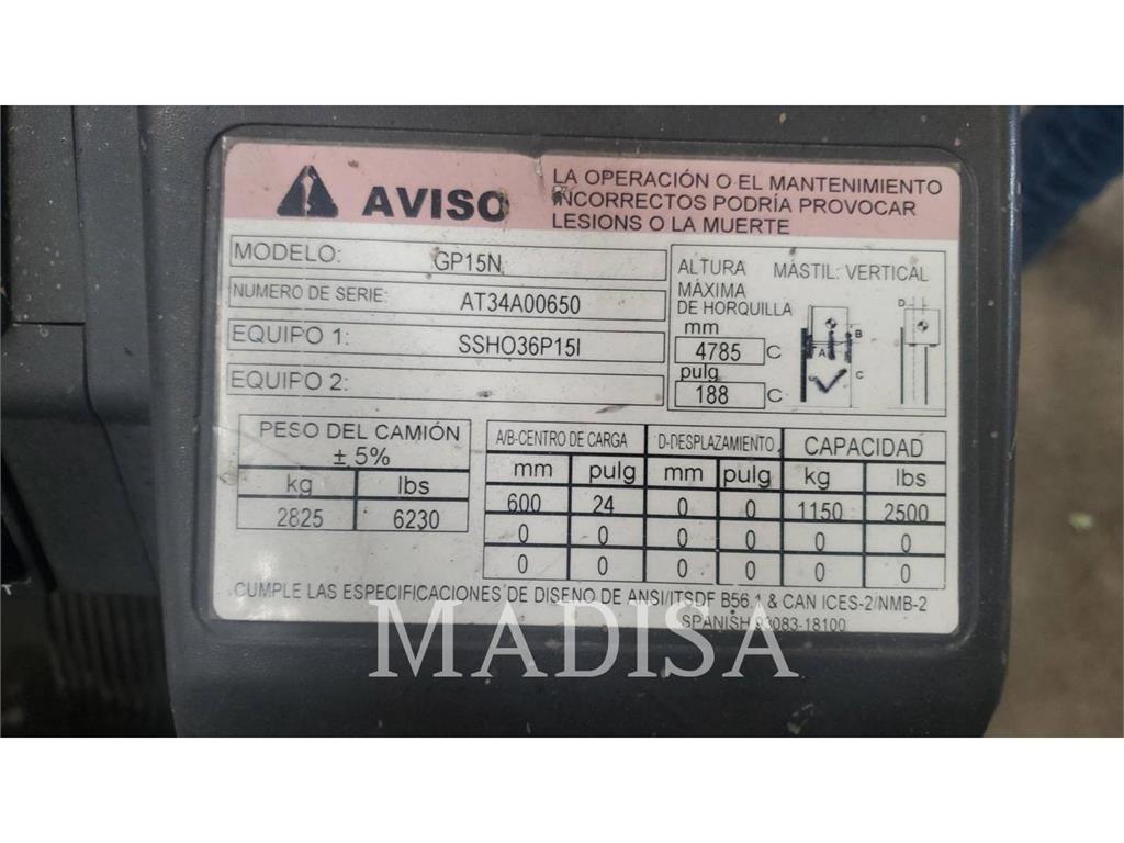 CAT GP15N5-LE LPG'li forkliftler