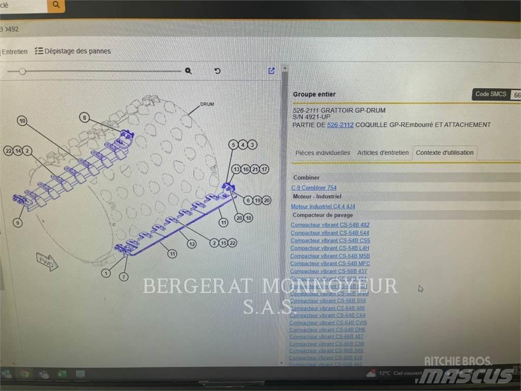 CAT GRATTOIR CS76 Zemin sıkıştırma makineleri