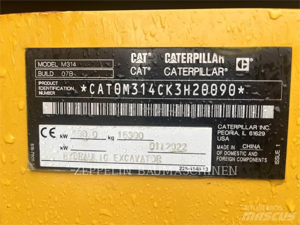 CAT M314-07A Lastik tekerli ekskavatörler