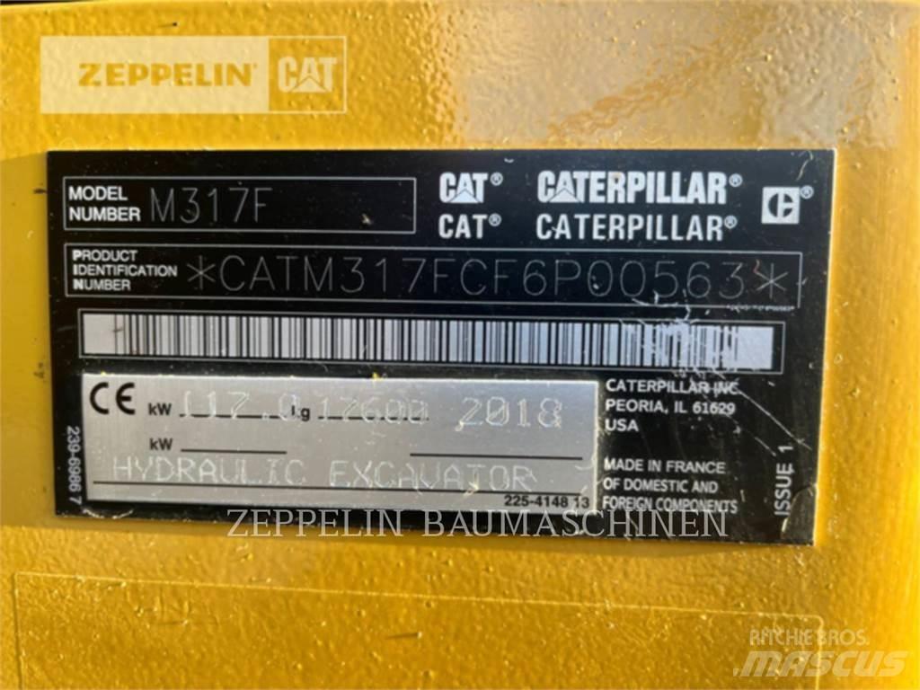 CAT M317F Lastik tekerli ekskavatörler