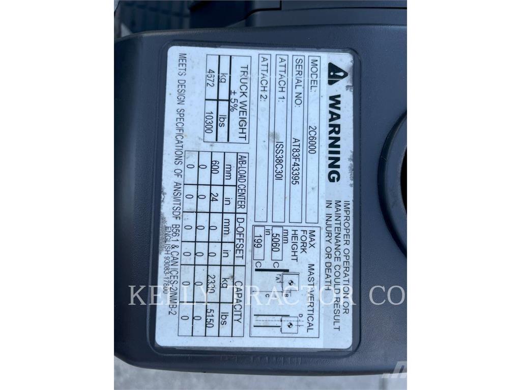 CAT MCF2C60004 LPG'li forkliftler