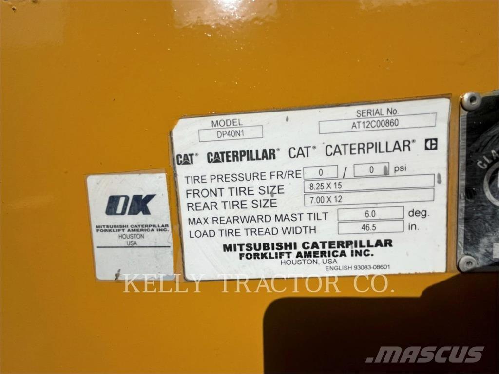 CAT MCFDP40N1-D Dizel forkliftler