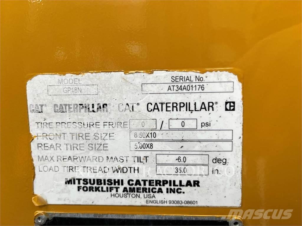 CAT MCFGP18N5 LPG'li forkliftler