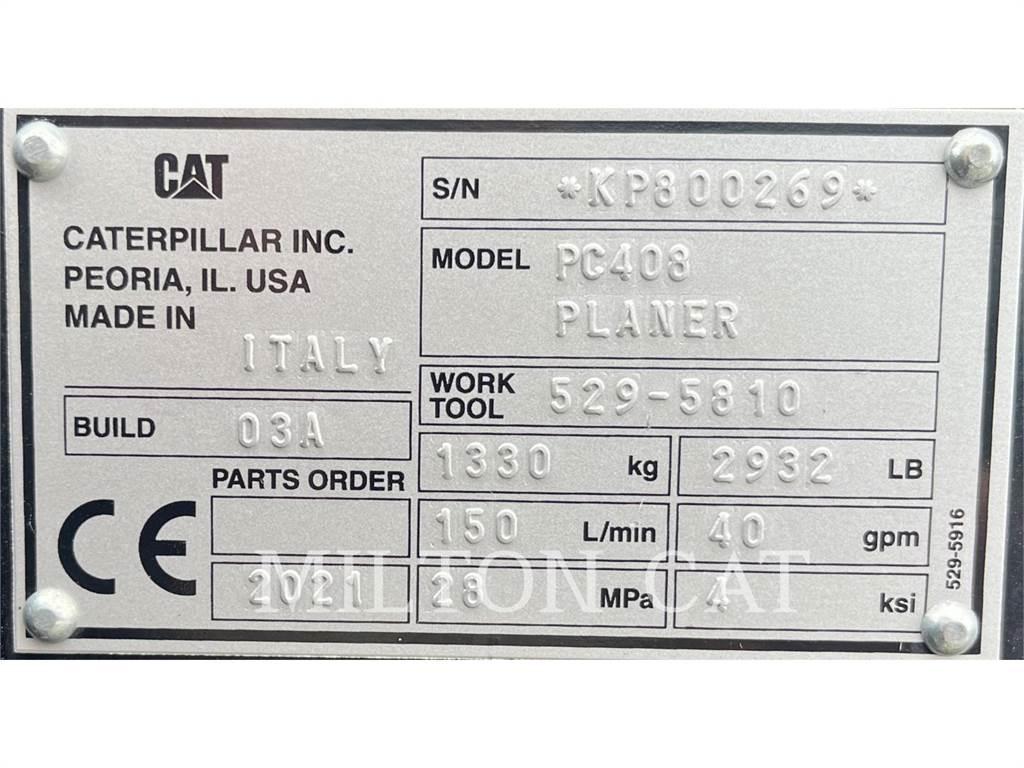 CAT PC408 COLD PLANER Soguk kazima makinalari