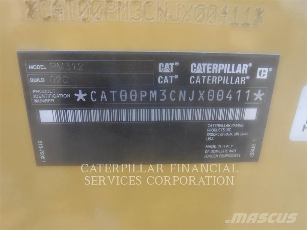 CAT PM312-02 Asfalt kaziyicilar