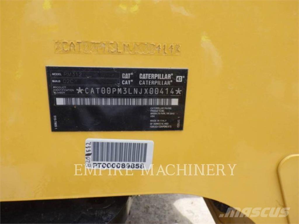 CAT PM312-02 Asfalt sericiler