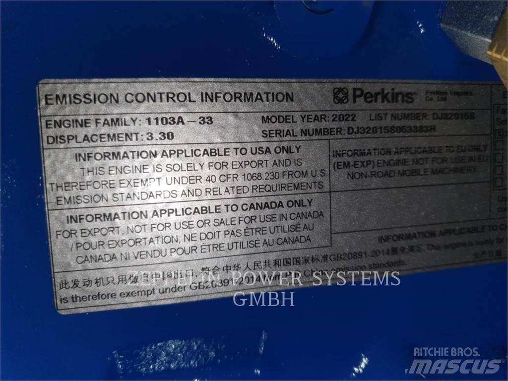 CAT PPO P33-3 Diğer Jeneratörler