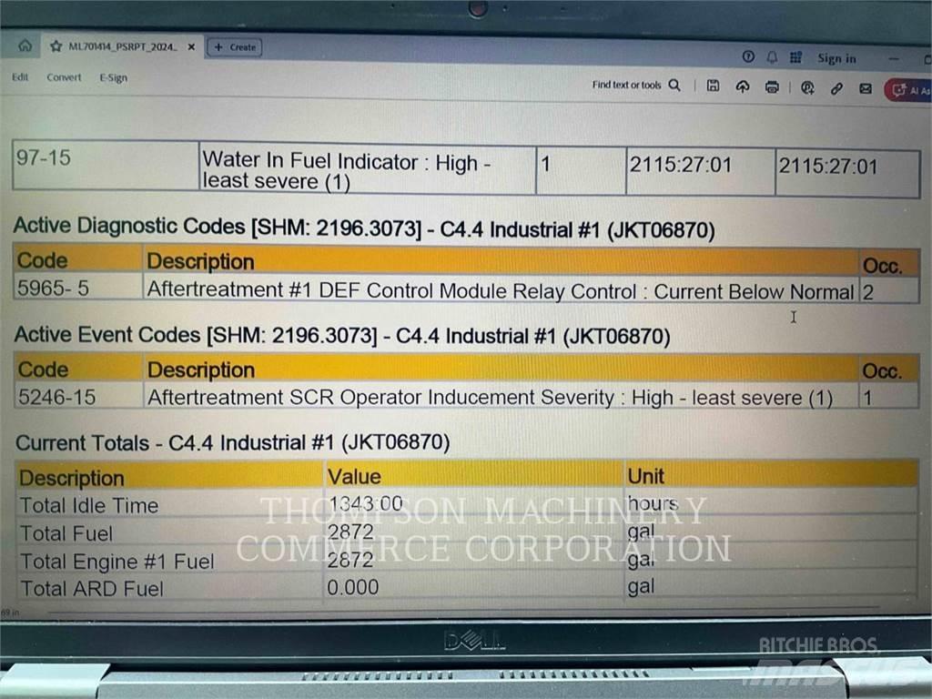 CAT TL1255D Teleskopik yükleyiciler