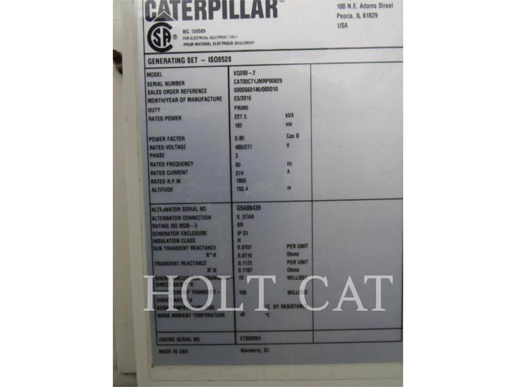 CAT XQ 200 Diğer Jeneratörler