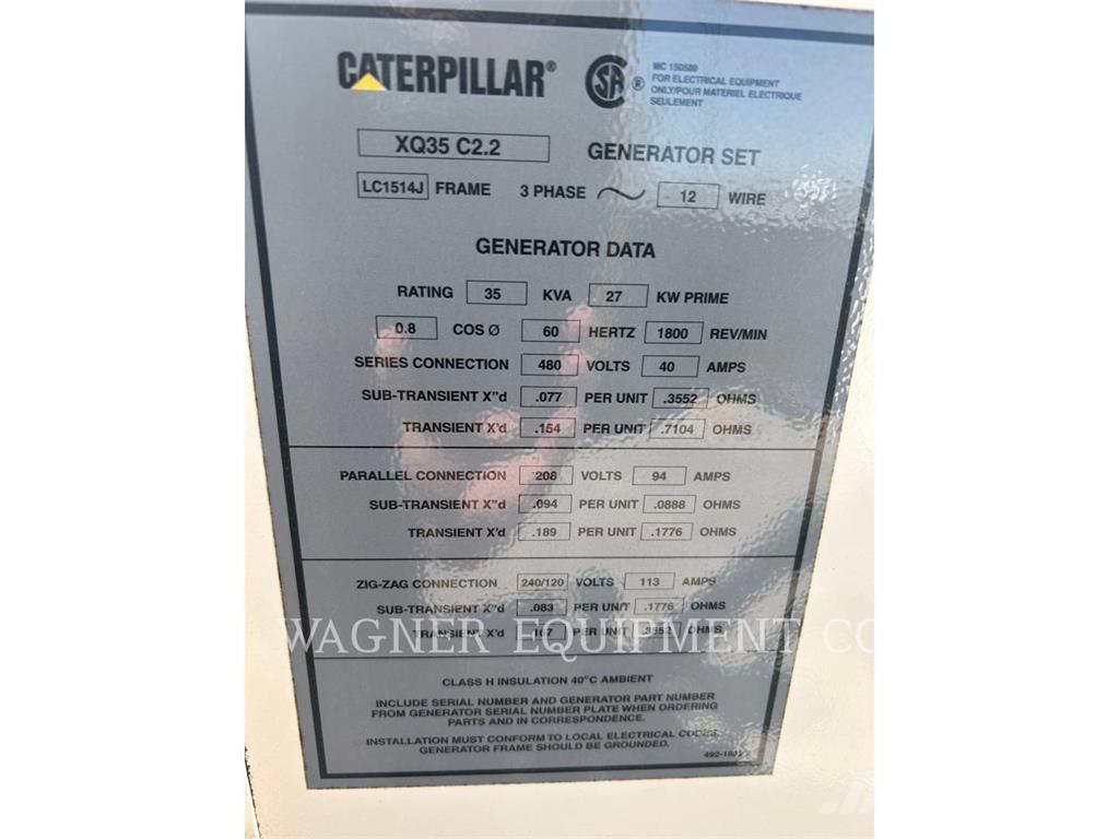 CAT XQ 35 Diğer Jeneratörler