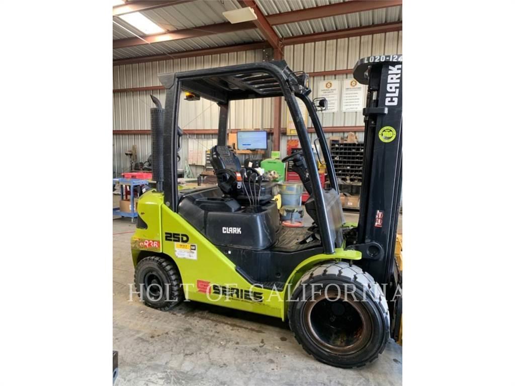 Clark S25D Dizel forkliftler