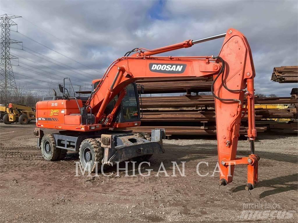 Doosan DX190W Lastik tekerli ekskavatörler