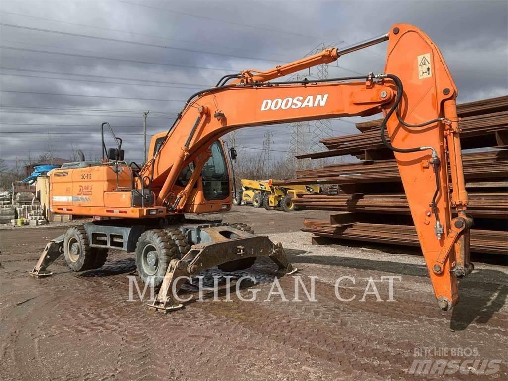 Doosan DX210W Lastik tekerli ekskavatörler