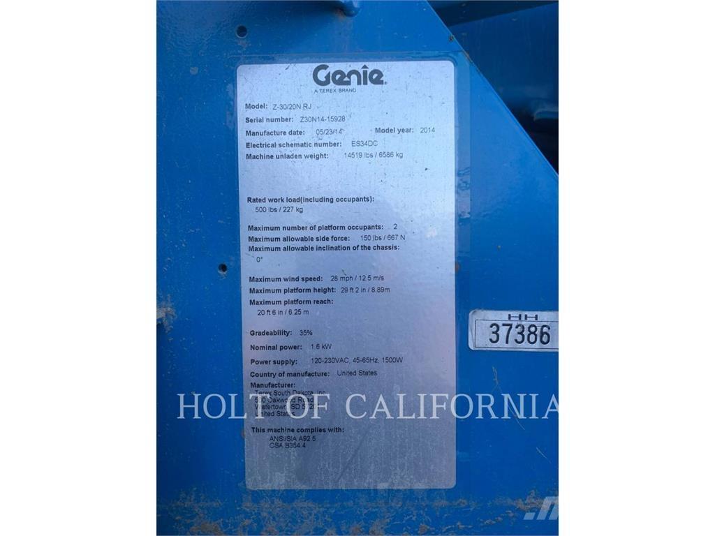 Genie BOOM Z30 Körüklü personel platformları