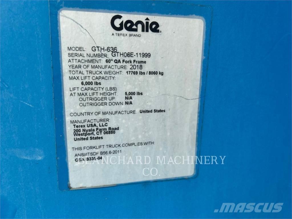 Genie GTH-636 Teleskopik yükleyiciler