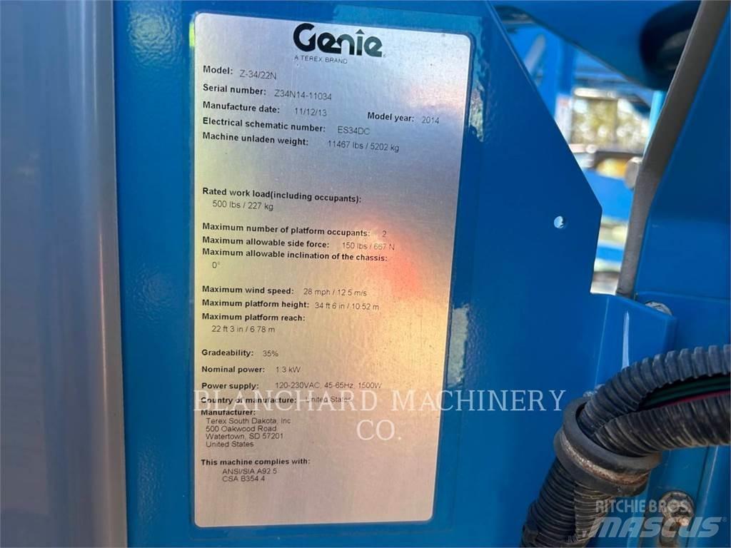 Genie Z34/22 Körüklü personel platformları