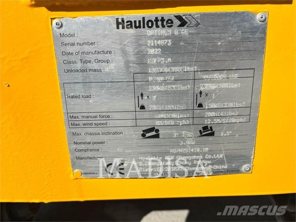 Haulotte OPTIMUM 8 Makasli platformlar