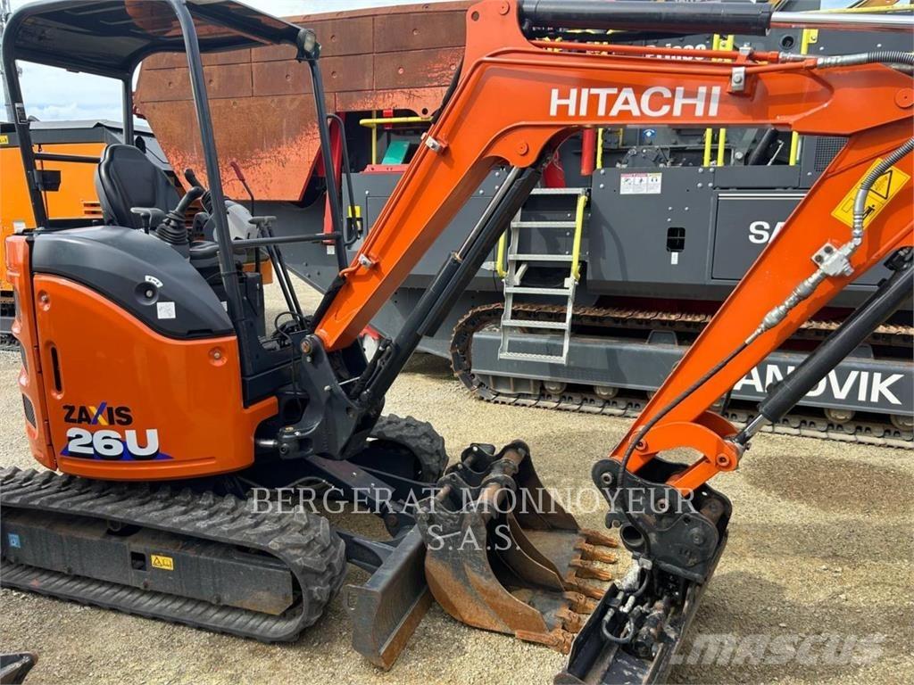 Hitachi ZX26U-6 Paletli ekskavatörler