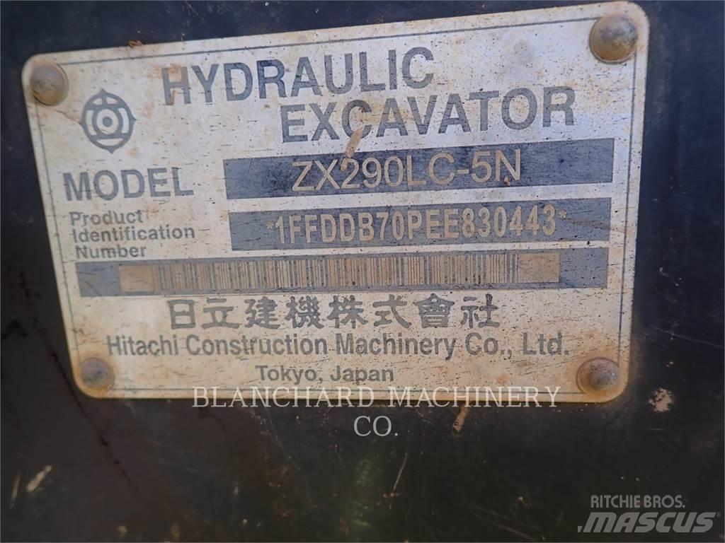 Hitachi ZX290LC-5 Paletli ekskavatörler