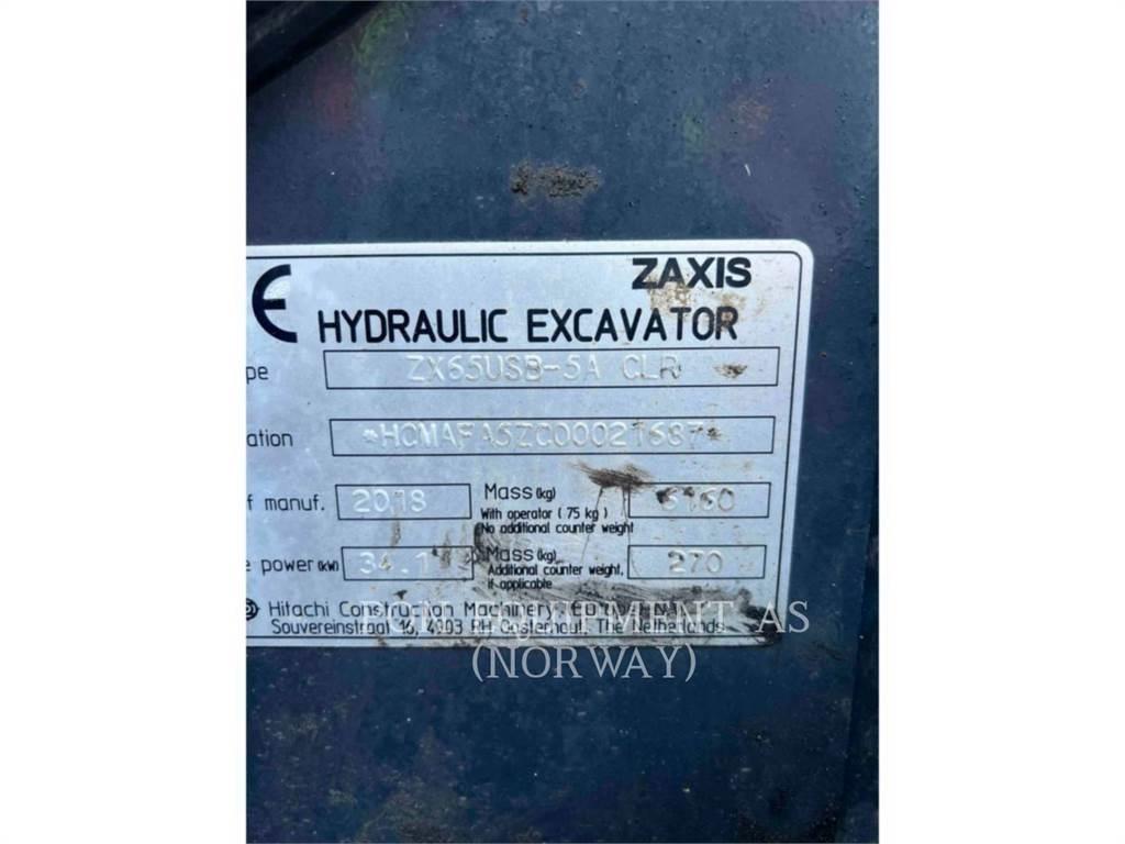 Hitachi ZX65 Paletli ekskavatörler