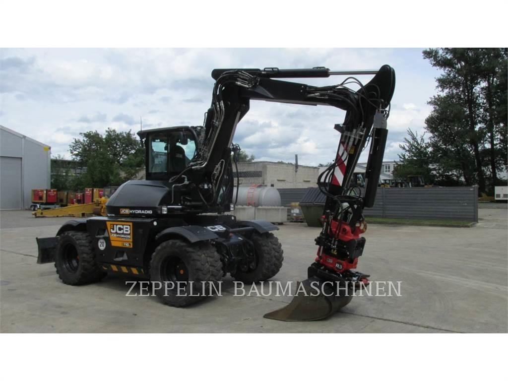 JCB 110W Lastik tekerli ekskavatörler