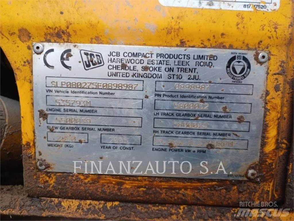 JCB 8027 Paletli ekskavatörler