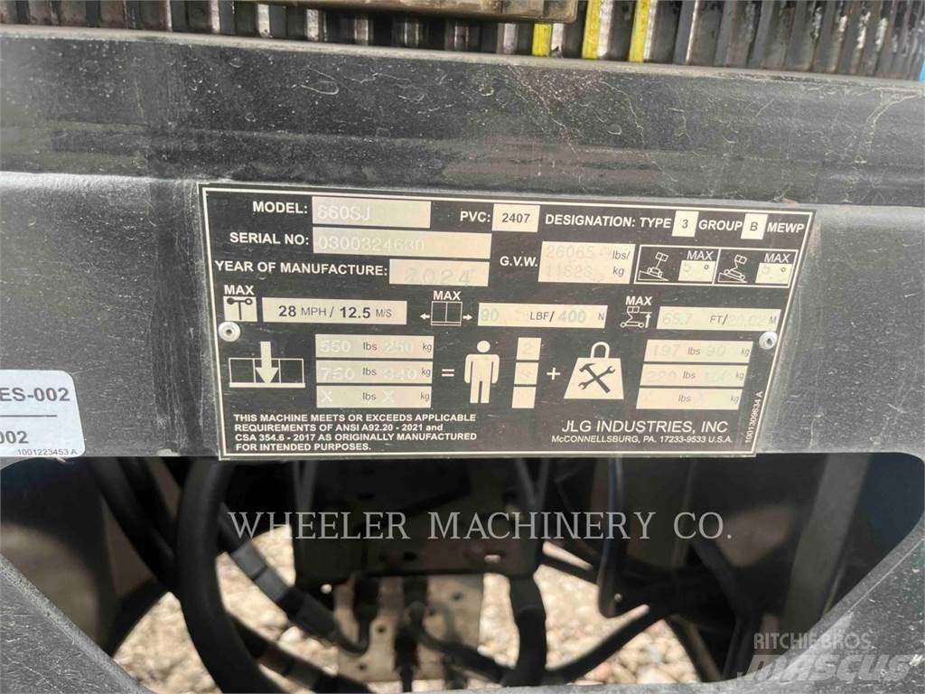 JLG 660SJ Körüklü personel platformları