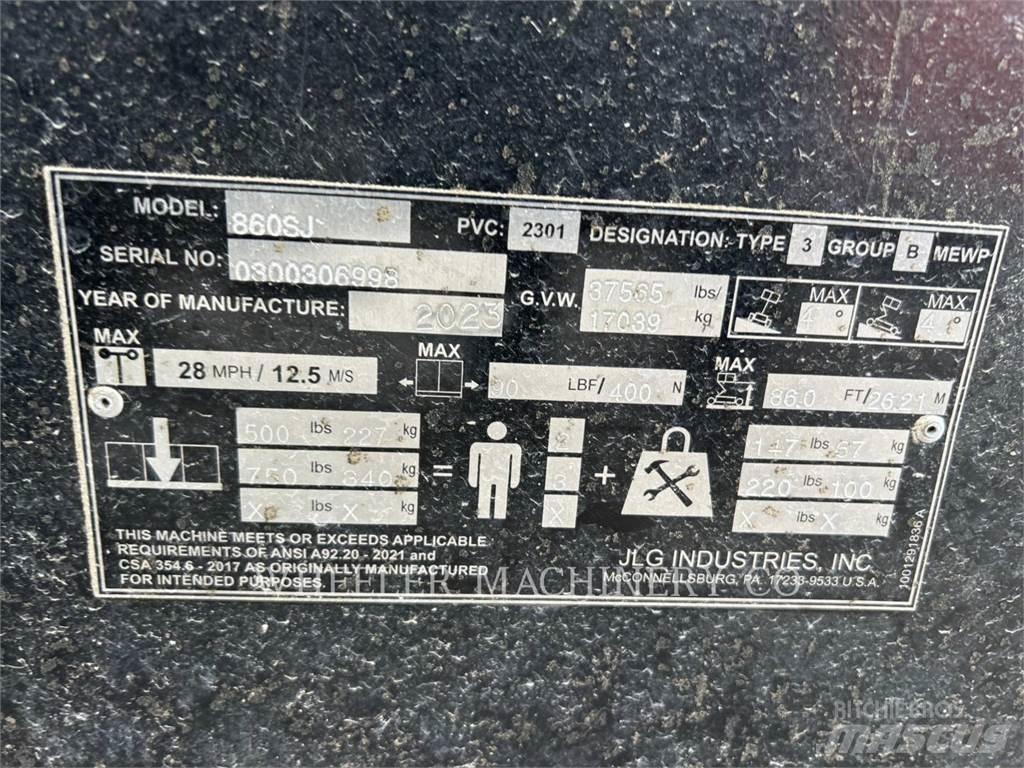 JLG 860SJ SP Körüklü personel platformları