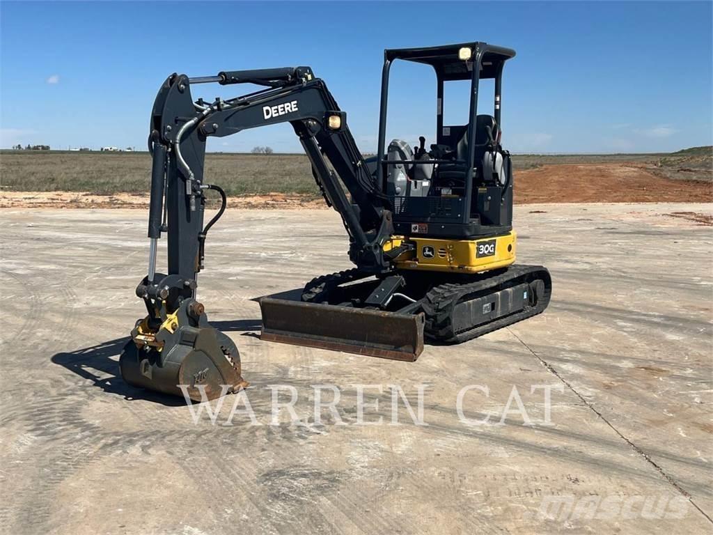 John Deere 30G Paletli ekskavatörler