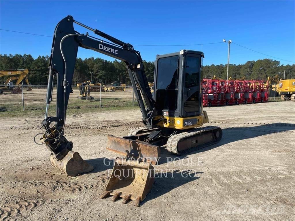 John Deere 35G Paletli ekskavatörler