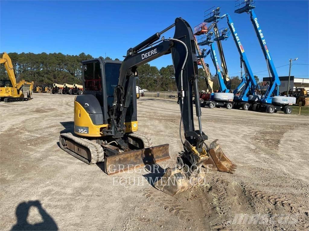 John Deere 35G Paletli ekskavatörler