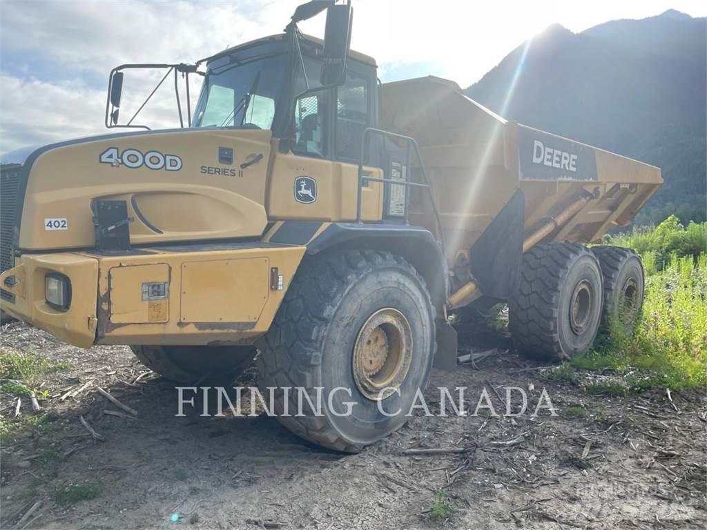 John Deere 400D Belden kirma kaya kamyonu